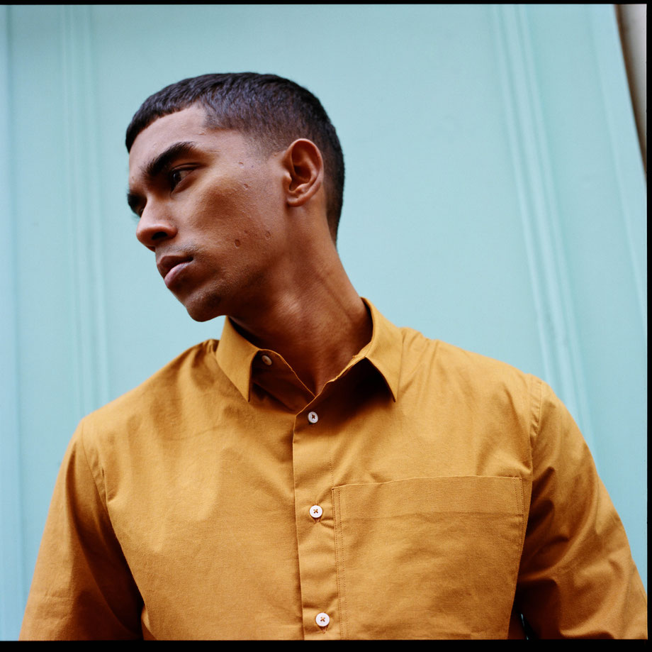 Portrait photo mannequin à Paris en argentique par Vivien Liskovsky