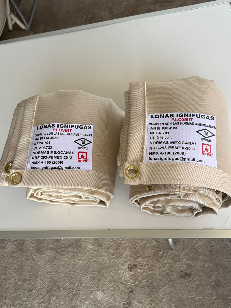 Lonas Ignifugas grado 2 para uso horizontal - Entrega Inmediata - 8124035142