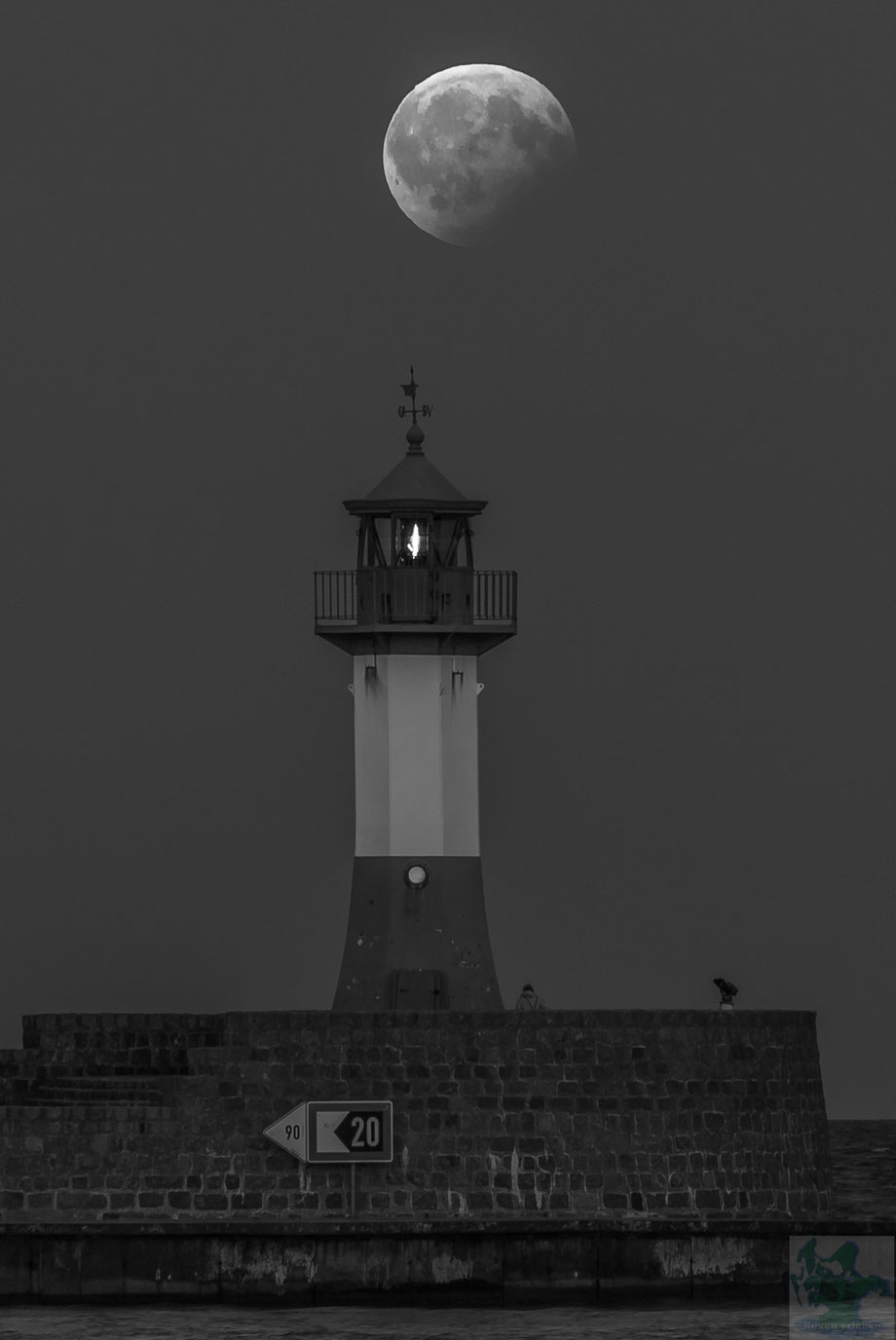 Sassnitz partielle Mondfinsternis