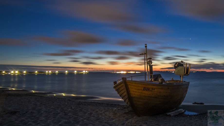 Fischerboot Kuse Sommer Nacht