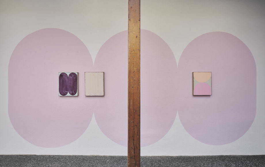 Installationsansicht, Julia Brennacher - Spaces of Resonance, Galerie am Stadtplatz, Wörgl, 2024