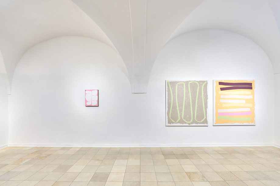 Ausstellungsansicht, Julia Brennacher - The Painter's Delight, Galerie Sophia Vonier, Salzburg, 2022