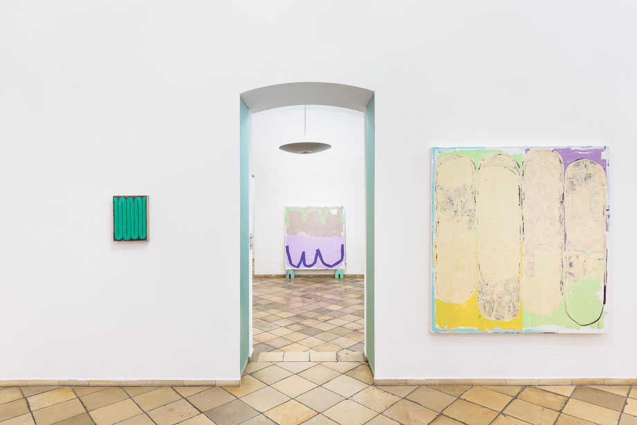 Ausstellungsansicht Julia Brennacher - Playing Field, Suppan, Wien, 2023. Foto / Photo: kunst-dokumentation.com / Suppan Wien