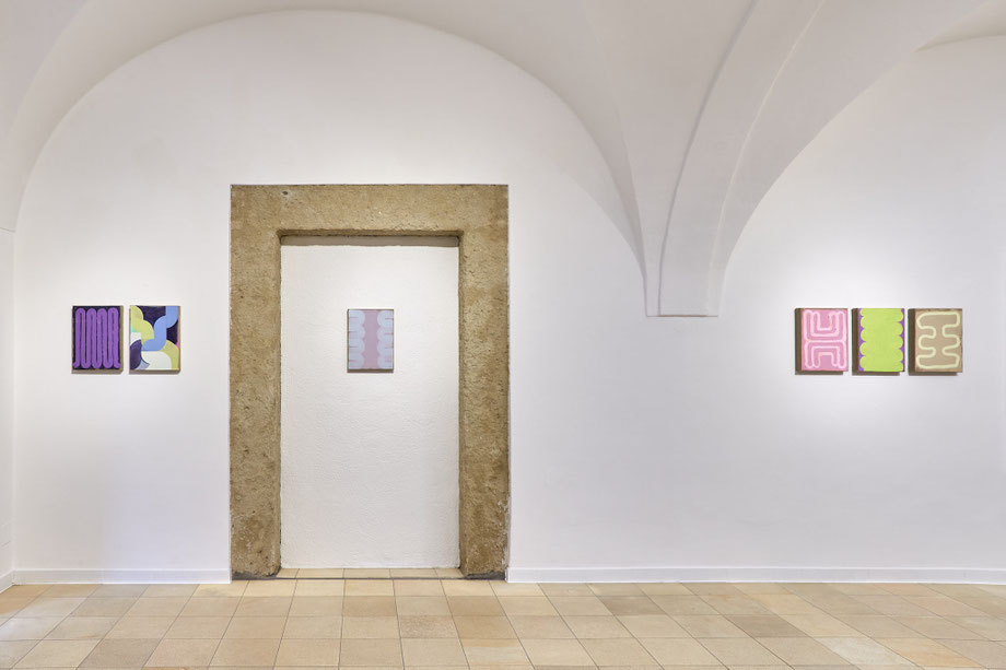Exhibition view, Julia Brennacher - The Painter's Delight, Galerie Sophia Vonier, Salzburg, 2022