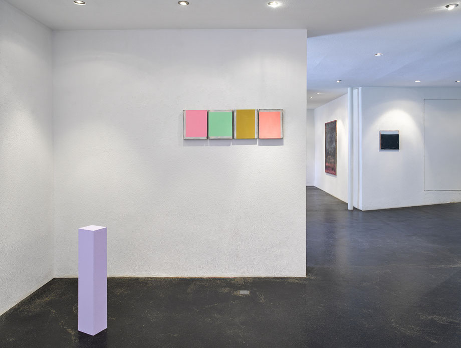 Installationsansicht Julia Brennacher - Unfinished Business, Kunstraum Pettneu, 2017