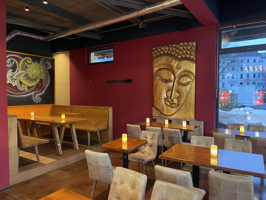 Aapka - INdisches Restaurant Berlin Alexanderplatz - Innenraum Schönes Ambiente