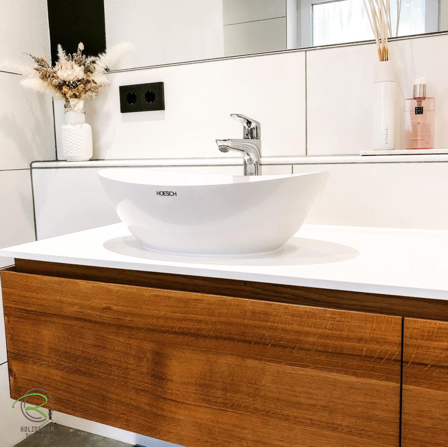 Waschbeckenunterschränke Holz-Schreinerei - Holzdesign Rapp Geisingen
