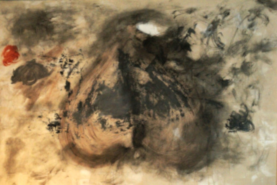 Impressionen von Afrika, Acryl auf Leinwand, 80x120, 2012