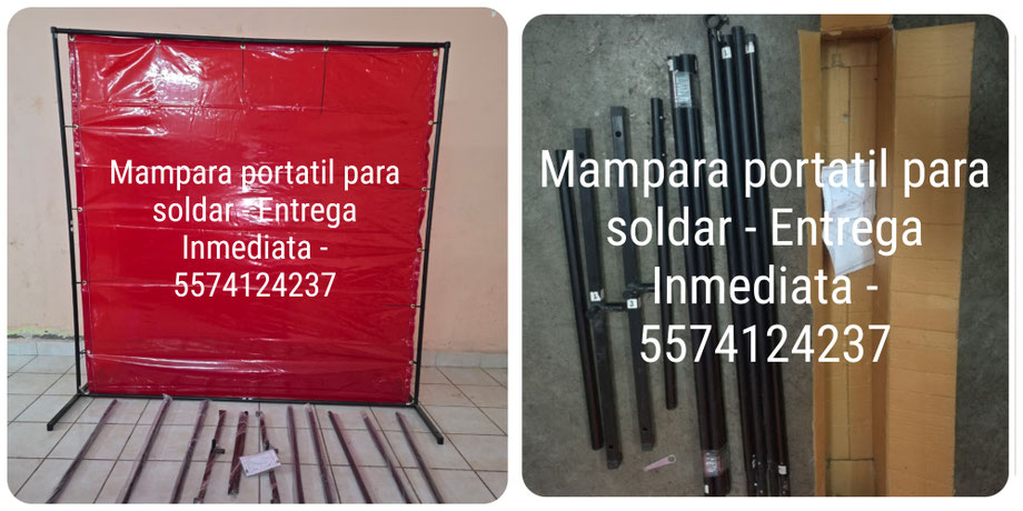 Mampara portatil para soldar - Entrega Inmediata - 5574124237 - Envios a todo Mexico.
