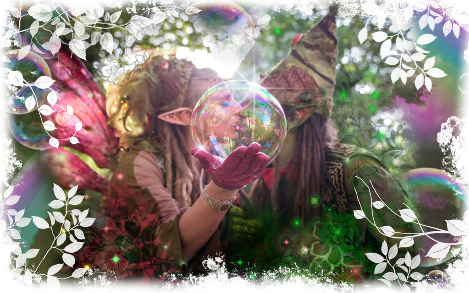 Seifenblasenkunst mit Fantasie bubbleshow Deutschland