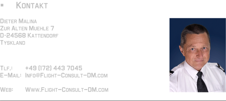 Contact info@flight-consult-dm.com www.flight-consult-dm.com