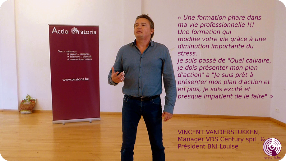 Vincent Formation Entreprises Prise de Parole en Public Communication Belgique