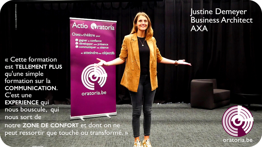 Justine Formation Entreprises Prise de Parole en Public Communication Bruxelles