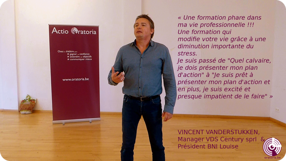 Vincent Prendre la Parole en Public Formation Communiquer Bruxelles