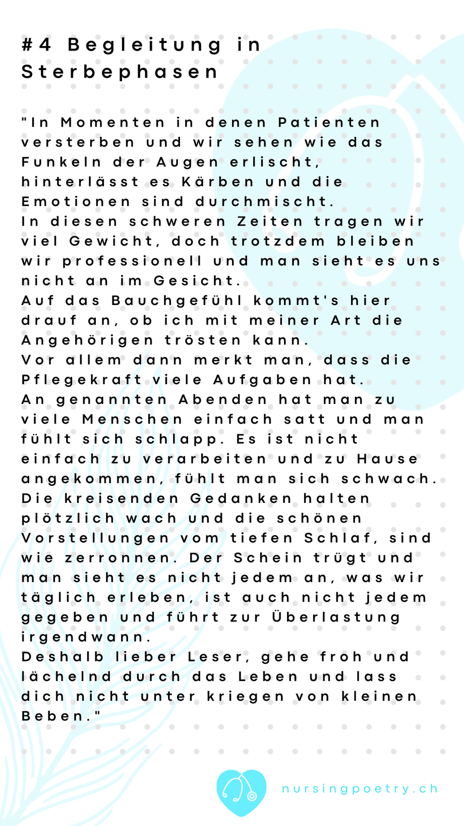 #4 Begleitung in Sterbephasen 