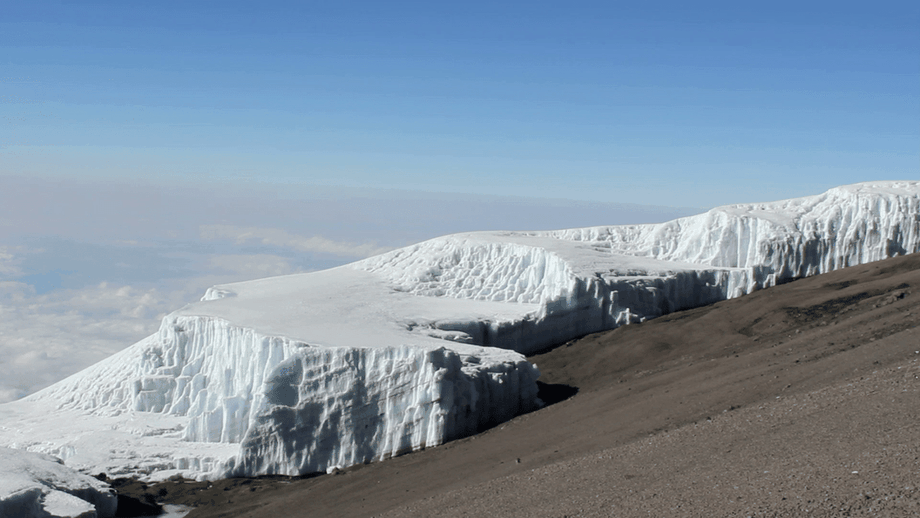 Glacier on Mount Kilimanjaro - Kilimanjaro Company