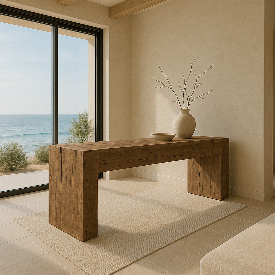 Vigas de 15cm sobre / patas 10 cm