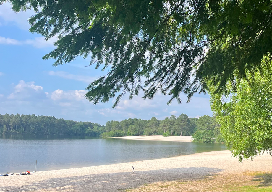 L'eau de baignade ne présente aucun risque pour les baigneurs d'après les relevés de l'ARS Nouvelle-Aquitaine. 