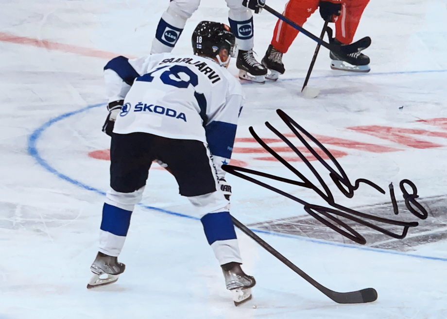 Autograph Vili Saarijärvi Autogramm