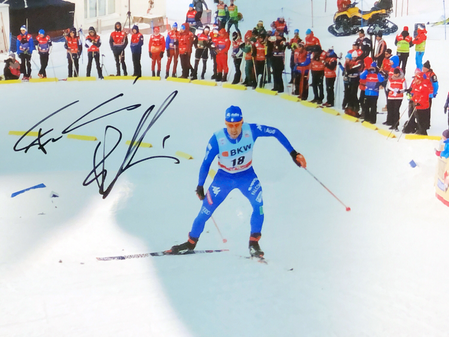 Autograph Federico Pellegrino Autogramm