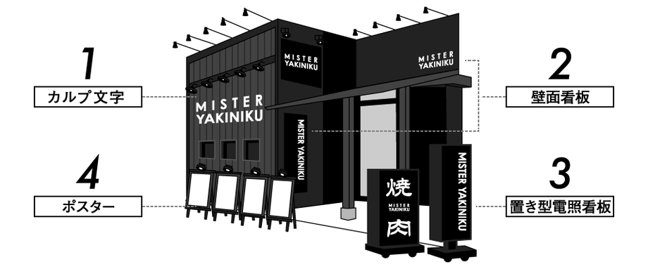 看板施工例 コンビデザインオフィス 看板施工例 コンビデザインオフィス