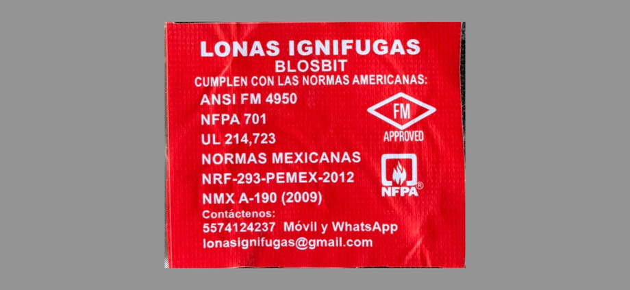 Lonas Ignifugas BLOSBIT - Entrega Inmediata - Envios a todo Mexico