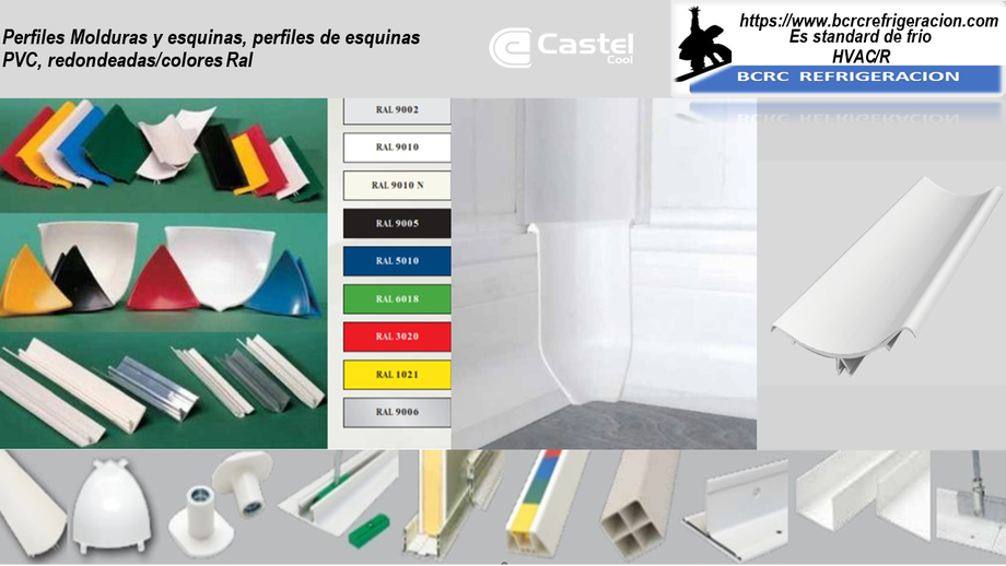 Curvas Sanitarias de PVC Castelcool | BCRC Refrigeración