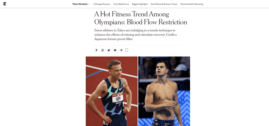 the new york times 加圧トレーニング