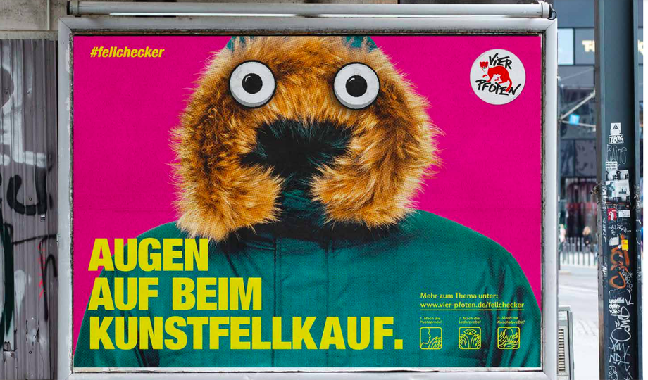 Out-of-Home-Kampagne mit Headline und Textkonzept von Jana Mohr