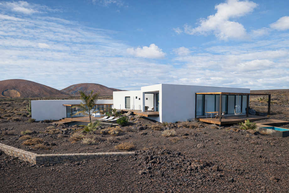 Vivienda unifamiliar en Lajares, Fuerteventura.