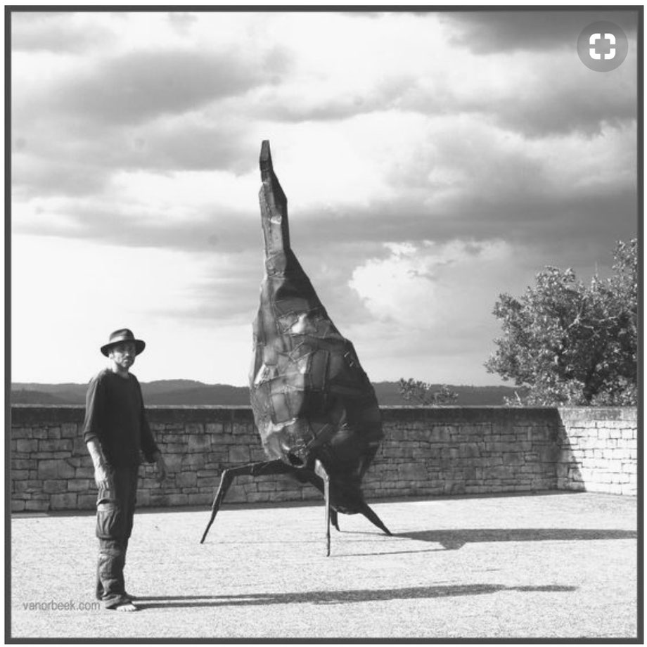 David Vanorbeek, Sculptures Monumentales à Domme (Sarlat) 