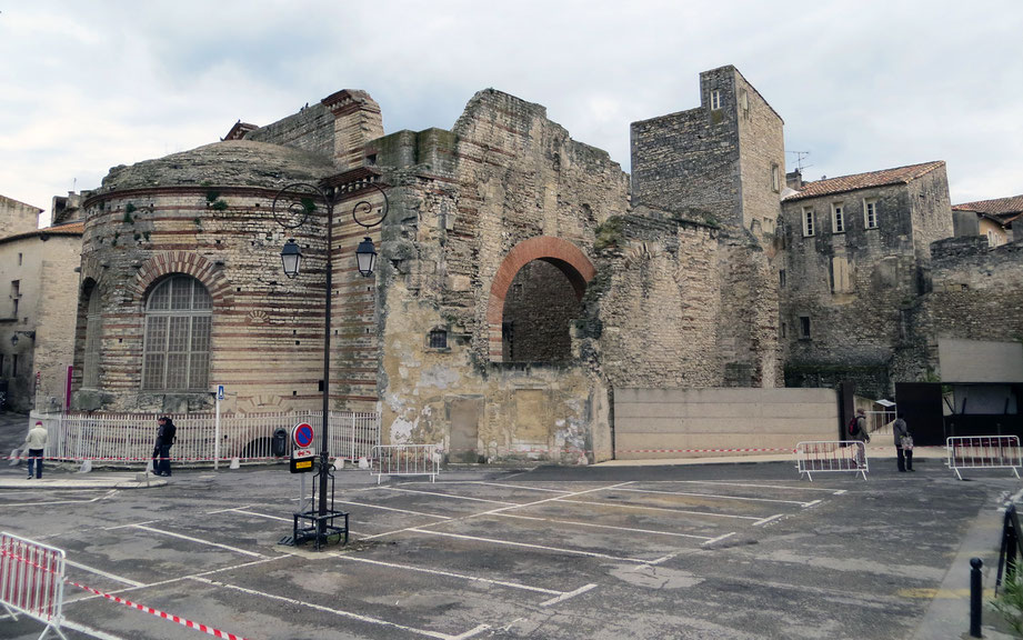世界遺産「アルル、ローマ遺跡とロマネスク様式の建造物群」、コンスタンティヌス１世のテルマエ、通称コンスタンティヌス浴場