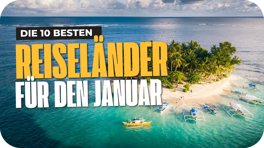 Beste Reiseländer im Januar nach Reisezeit