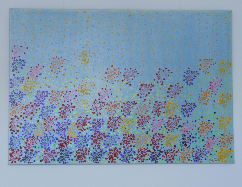 Gemälde Rosenhimmel by Then