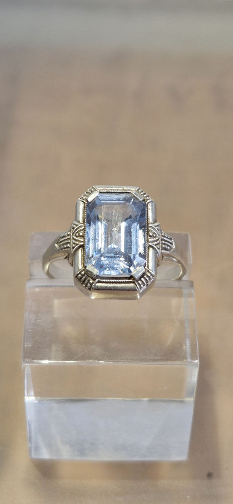Blau Topas Ring 2 Silber