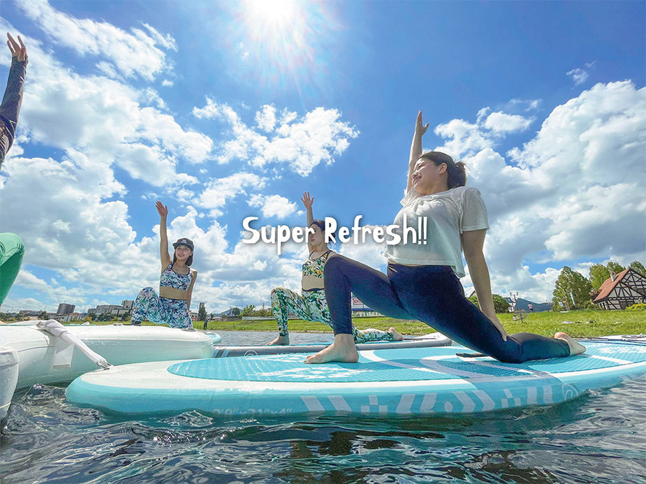 滋賀 琵琶湖 SUP(サップ)体験 SUP Yoga(サップヨガ)体験！