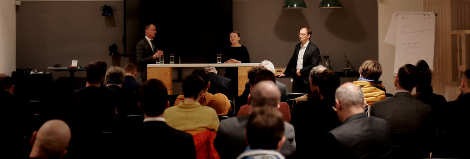 Prof. Wolfgang Mueller, Dr. Julia Partheymüller (Senior Scientist) and Dietmar Pichler Host & Founder of the "Disinfo Resilience Network" Photos: Valerie Maltseva