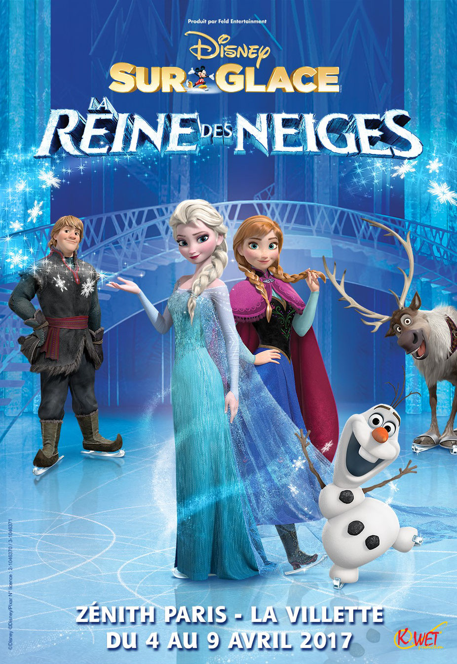 Nom Du Royaume De La Reine Des Neiges Reine des Neiges sur glace 2017 pour toute le famille - Spectacles