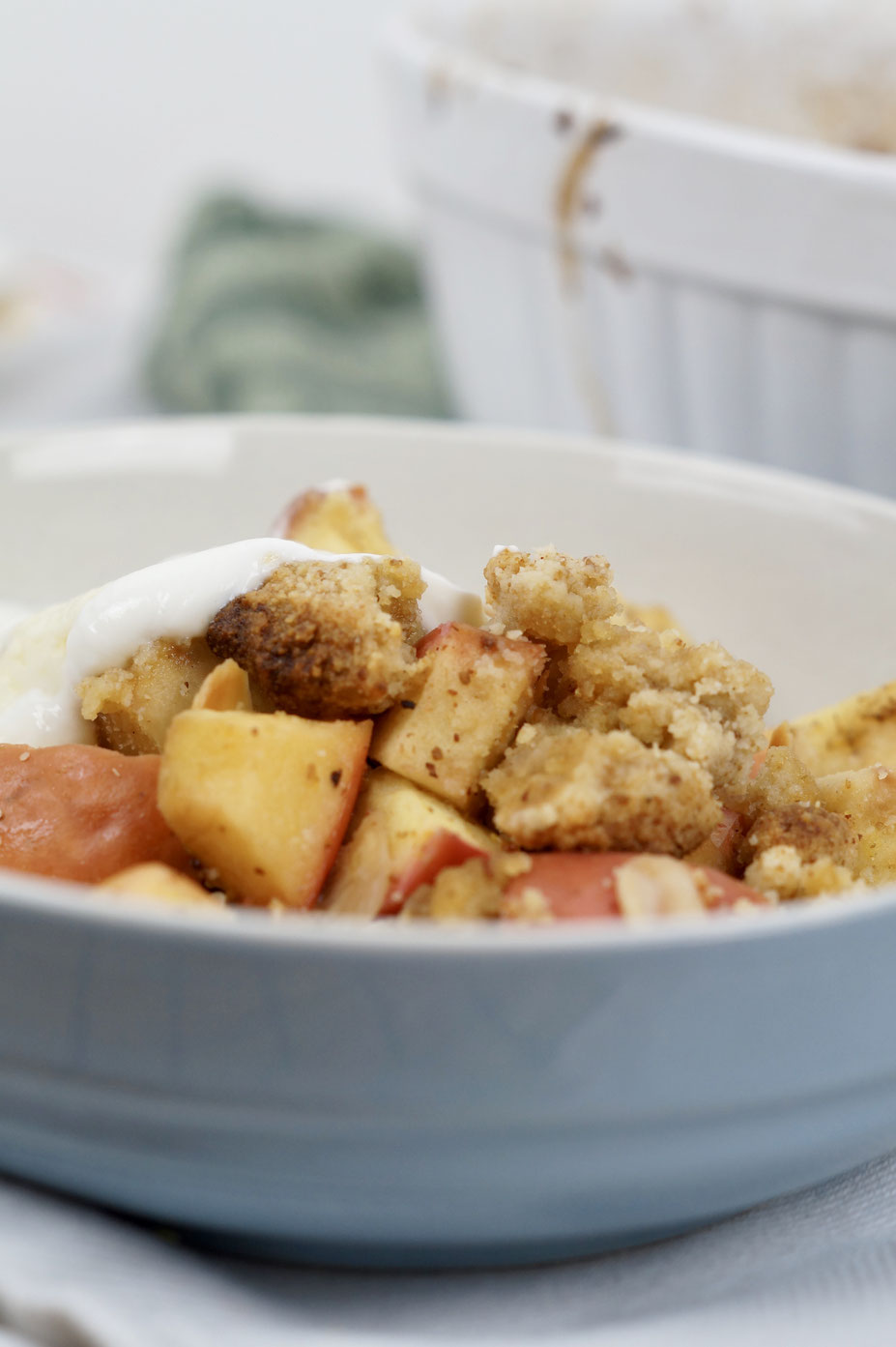 Gesünderer Apple Crumble ohne Zucker