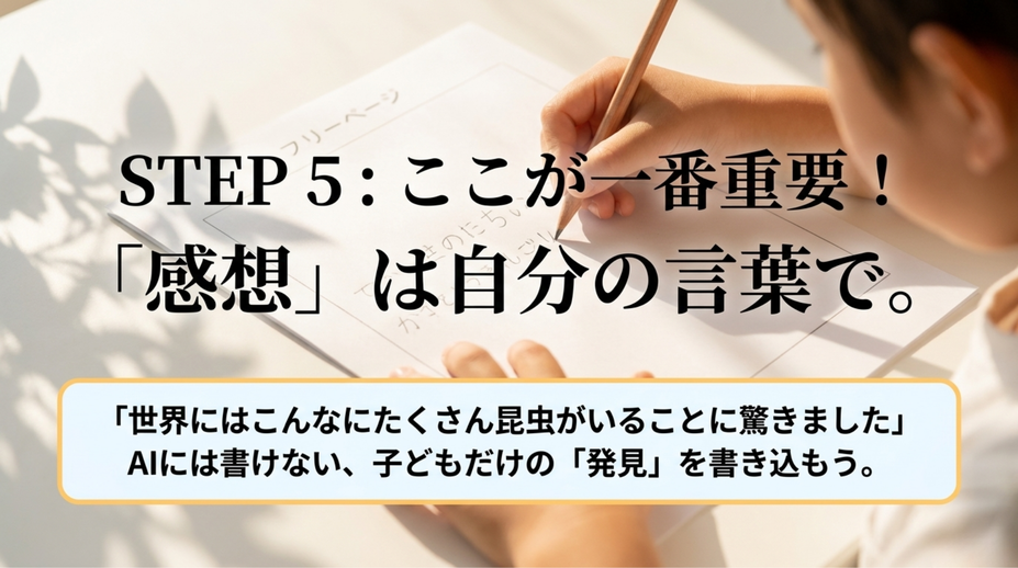 STEP5 感想ページを作る