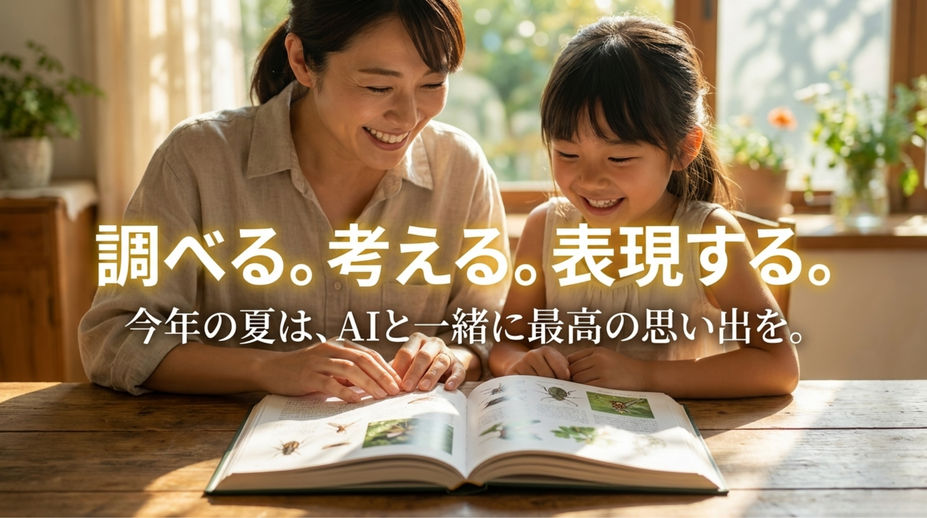 夏休みの自由研究をもっとAIで楽しもう