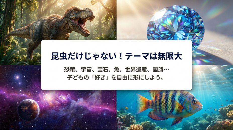 昆虫以外にも自由研究に応用できる