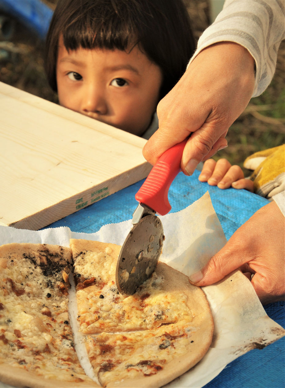 石窯ピザ焼き体験　体験農場神奈川