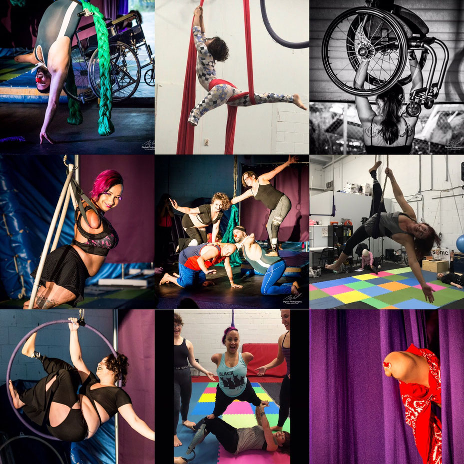 Circus for people of all abilities (picture by Michael East, courtesy of Erin Ball)
