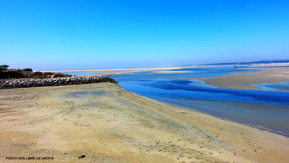 Bleu océan au Touquet, photo non libre de droits