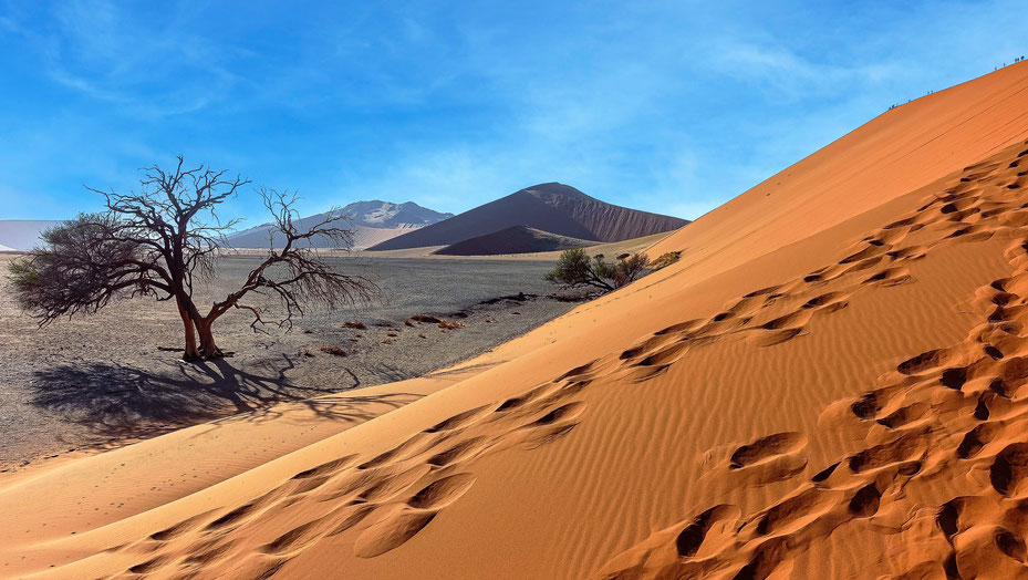 Dune lointaine, Namibie, photo non libre de droits