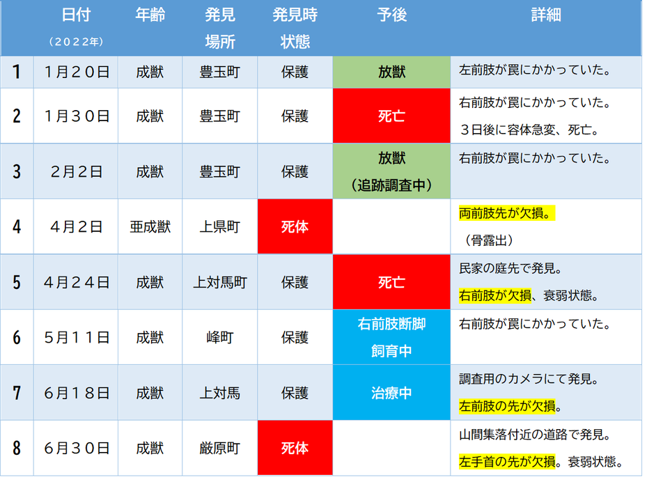 たんぽぽは、上記の表の６番目の事例になります。