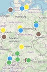 Nachweise des Drosseluferläufer (Actitis macularius) in Deutschland seit 1797.