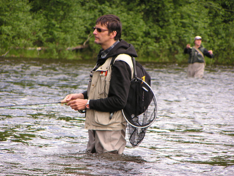 Robi in der Glomma (N).