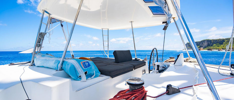 Catamaran haut de gamme high end catamaran luxury cruises croisière tuamotu Photo Jean-Adrien